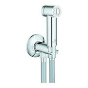 Grohe Set support mural Rainshower Aqua avec vanne d'arrêt auto, 1 jet, chrome