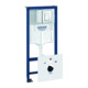 Grohe Set WC Rapid SL H 1,13 m, Set 5-en-1, Plaque de recouvrement chromée-1