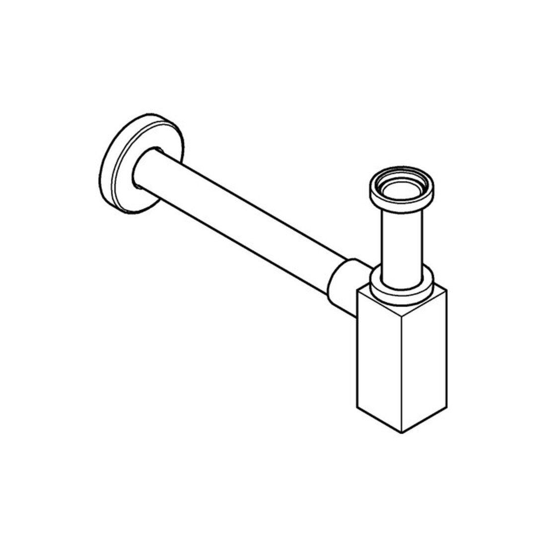 Grohe Siphon 1 1/4", laiton, supersteel