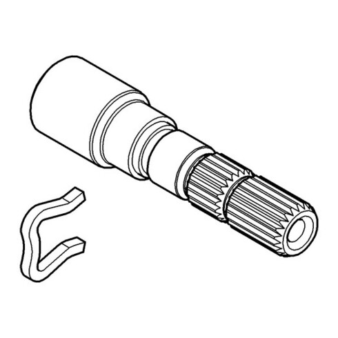 Grohe Spindelverlängerung 45201 für Costa UP-Ventil-Oberbau chrom