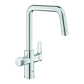Grohe SPT-Batterie Blue Pure Eurosmart 30583 U-Auslauf chrom