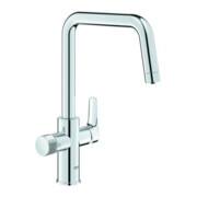 Grohe SPT-Batterie Blue Pure Eurosmart 30583 U-Auslauf chrom