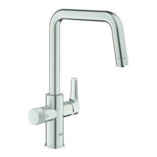 Grohe SPT-Batterie Blue Pure Eurosmart 30583 U-Auslauf supersteel