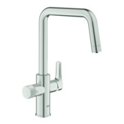 Grohe SPT-Batterie Blue Pure Eurosmart 30583 U-Auslauf supersteel