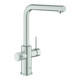 Grohe SPT-Batterie Blue Pure Minta 30590 L-Ausl. azb. Mous. supersteel-1