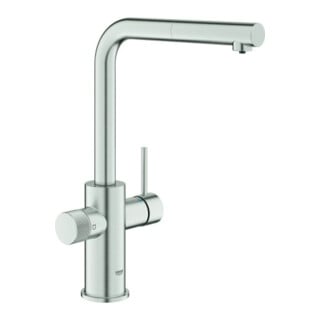 Grohe SPT Robinet Blue Pure Minta 30590 L-sortie azb. mousse supersteel