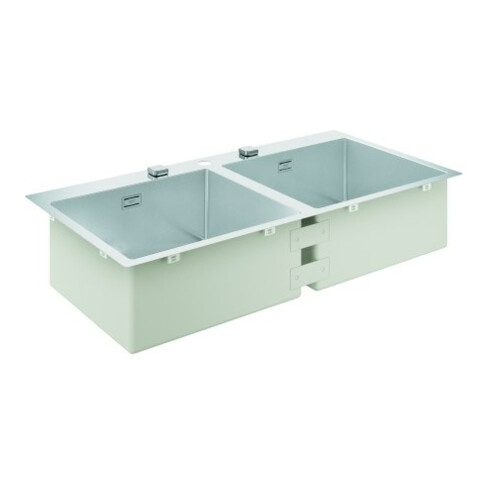 Grohe Spülbecken K800 120-S 102,4/51 2.0 102,4x51cm, auflie o f-bünd., 2 Be, ES