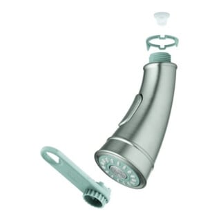Grohe Spülbrause 46890 supersteel/night time grey