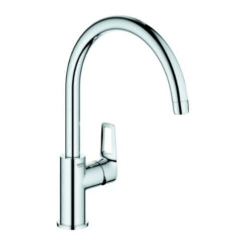 Grohe Spültisch-Einhebelmischer BauLoop chrom, hoher, schwenkbarer Auslauf