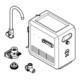 Grohe Spültisch-Einhebelmischer Blue Professional Mono C-Auslauf Set, supersteel-3