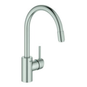 Grohe Spültisch-Einhebelmischer Concetto 1/2", h. Ausl, ausz Laminarbr., superst.