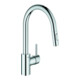 Grohe Spültisch-Einhebelmischer Concetto 1/2", h. Ausl, herausz. Dual Brause, chr-1