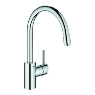 Grohe Spültisch-Einhebelmischer Concetto 1/2", h. Ausl., herausz. Laminarbr., chr
