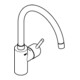 Grohe Spültisch-Einhebelmischer Concetto 1/2", hoher Auslauf, supersteel-3