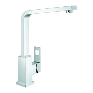 Grohe Spültisch-Einhebelmischer Eurocube 1/2", schwenkbarer Gussauslauf, chrom