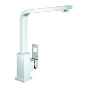 Grohe Spültisch-Einhebelmischer Eurocube 1/2", schwenkbarer Gussauslauf, chrom