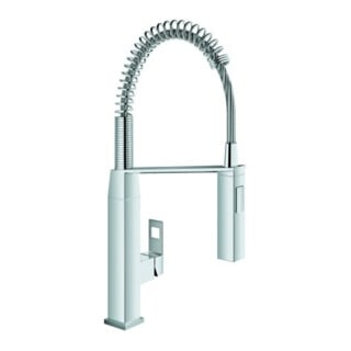 Grohe Spültisch-Einhebelmischer Eurocube chrom, herausziehbare Profibrause