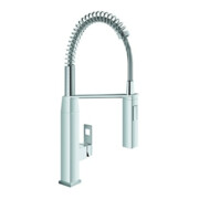 Grohe Spültisch-Einhebelmischer Eurocube chrom, herausziehbare Profibrause