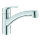 Grohe Spültisch-Einhebelmischer Eurosmart 1/2, flach. Ausl, ausz Dua Brause, chr-1
