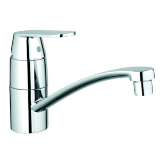 Grohe Spültisch-Einhebelmischer Eurosmart Cosmopolitan 1/2", flach. Ausl, Vor-Fenst-Mont., chr