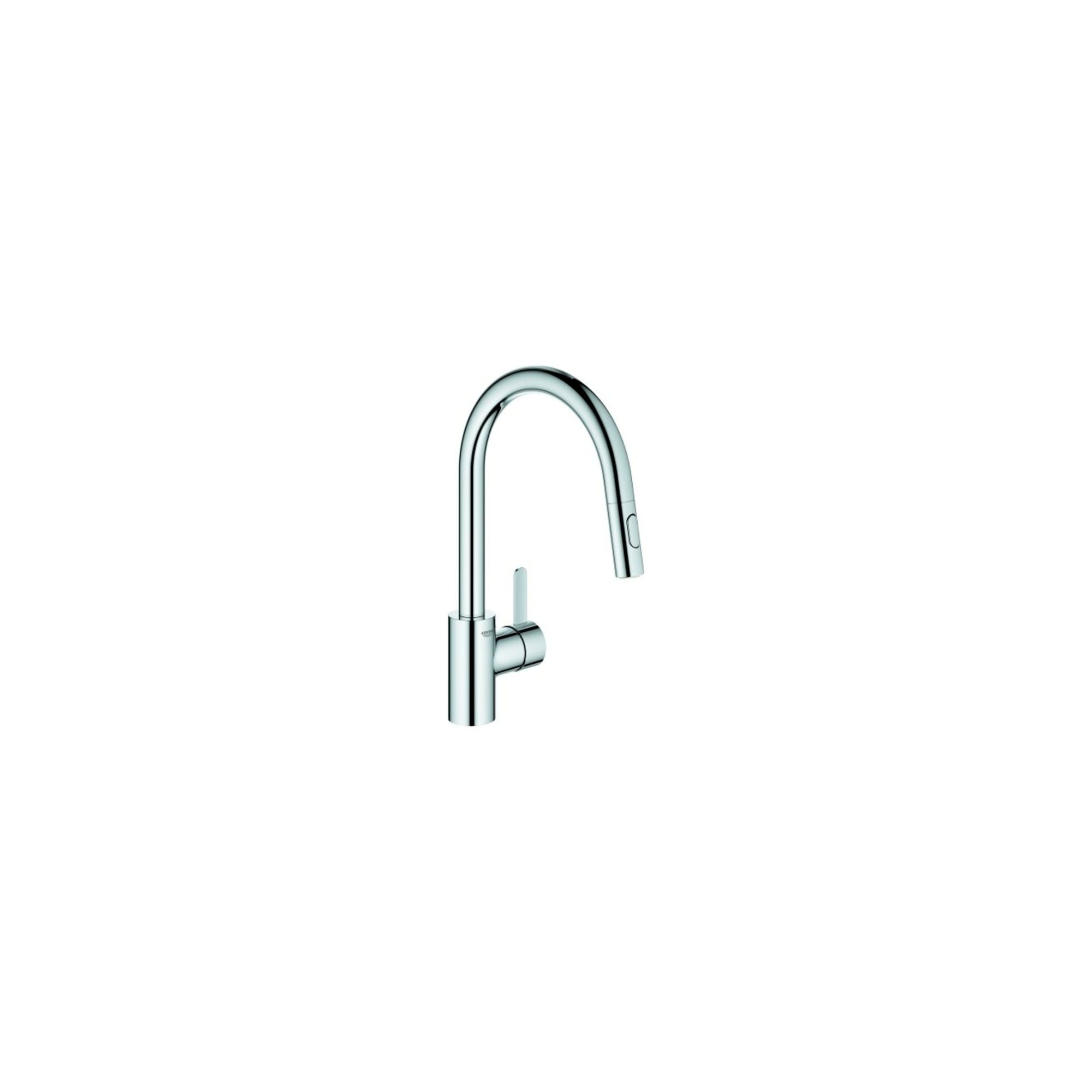 Grohe Spültisch-Einhebelmischer Eurosmart Cosmopolitan 1/2", h. Ausl., herausz. Dua Brause, chr