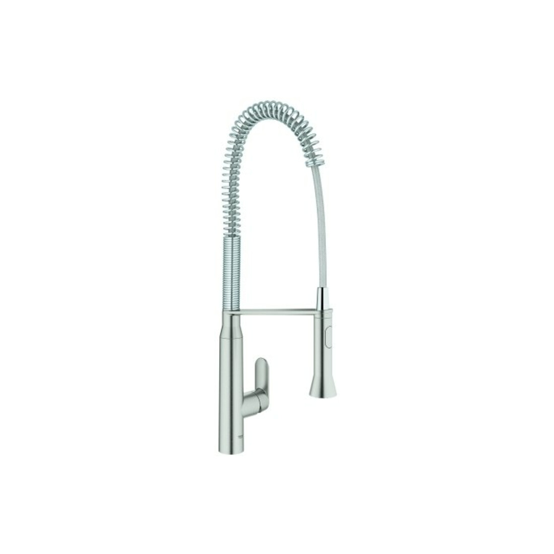 Grohe Spültisch-Einhebelmischer K7 supersteel, herausziehbare Profibrause