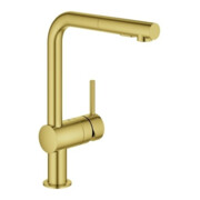 Grohe Spültisch-Einhebelmischer Minta 1/2", L-Ausl., ausz Dual-Br., C sr geb.