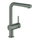 Grohe Spültisch-Einhebelmischer Minta 1/2", L-Ausl., ausz Dual-Br., h gra geb.-1