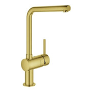 Grohe Spültisch-Einhebelmischer Minta C sunr gebürstet, schwenkbarer L-Auslauf