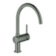 Grohe Spültisch-Einhebelmischer Minta h grap geb., schwenkb. Rohrausl, C-Ausl-1