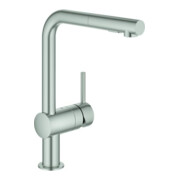 Grohe Spültisch-Einhebelmischer Minta superst., herausz. Dual-Brause, L-Ausl.