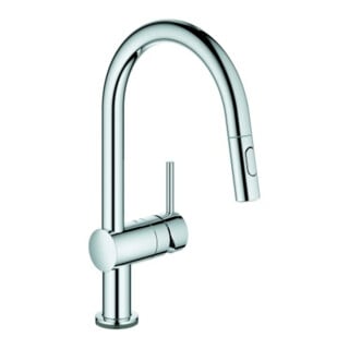 Grohe Spültisch-Einhebelmischer Minta Touch chr, el, herausziehbare Dual-Spülbrause