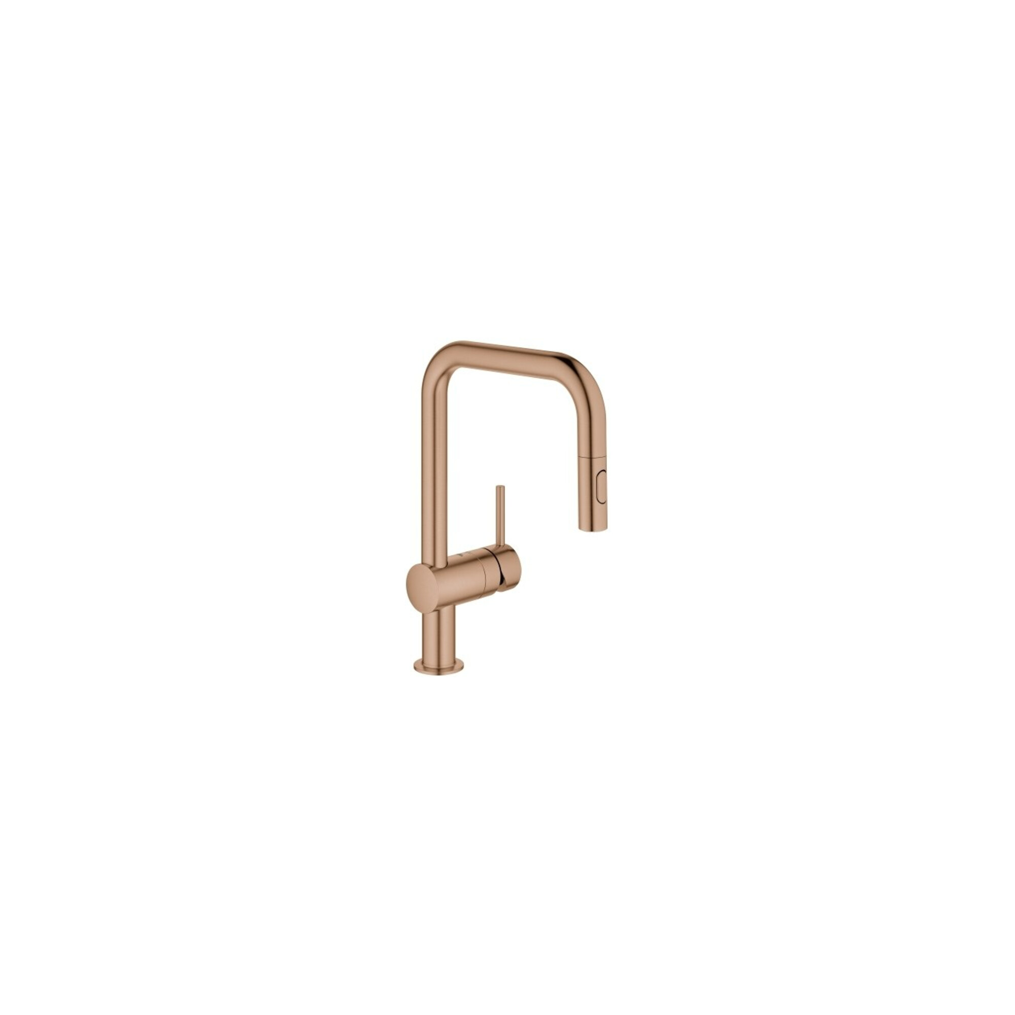 Grohe Spültisch-Einhebelmischer Minta warm ss g, herausz. Dual-Brause, U-Ausl.