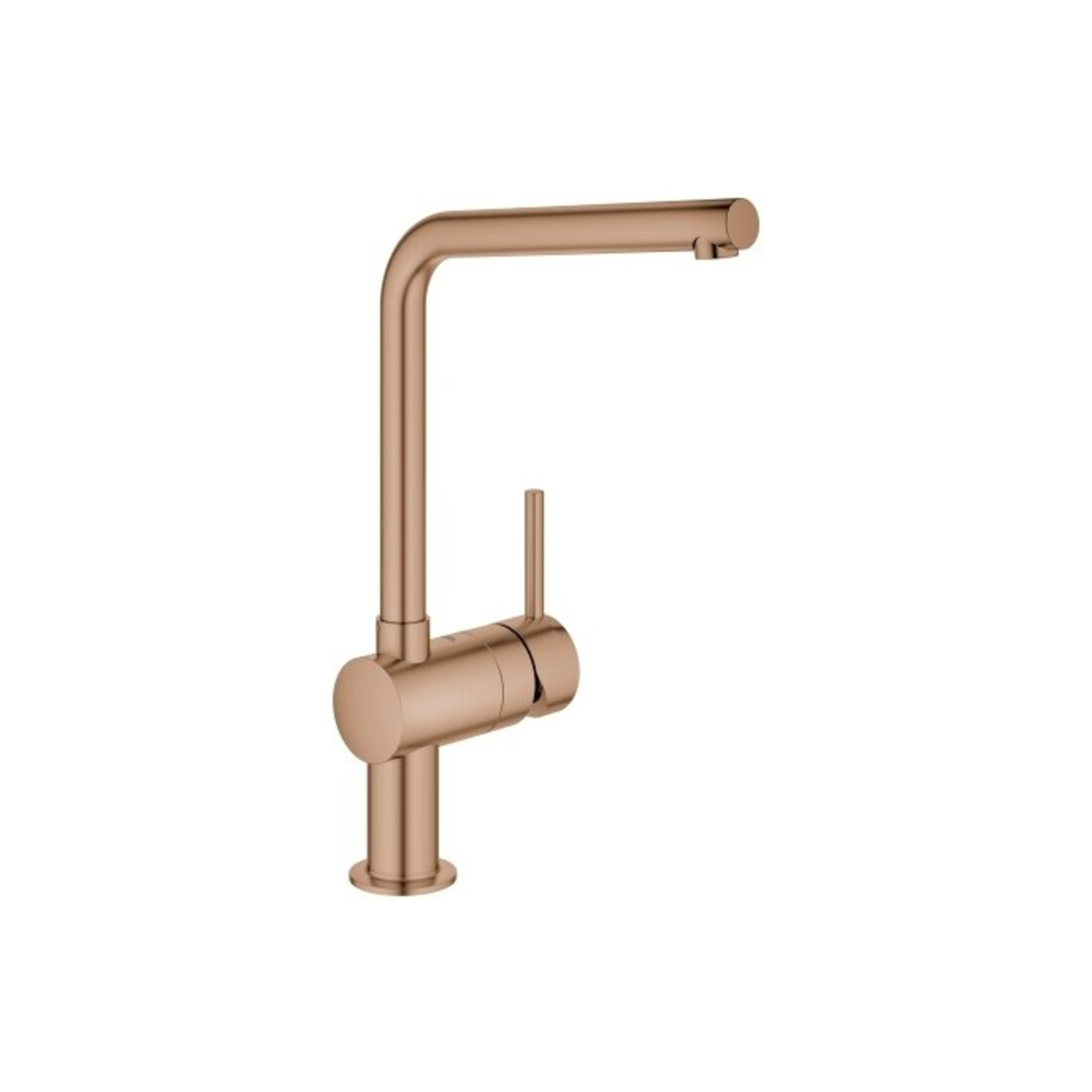 Grohe Spültisch-Einhebelmischer Minta warm suns geb., schwenkbarer L-Auslauf