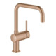 Grohe Spültisch-Einhebelmischer Minta warm suns geb., schwenkbarer U-Auslauf-1