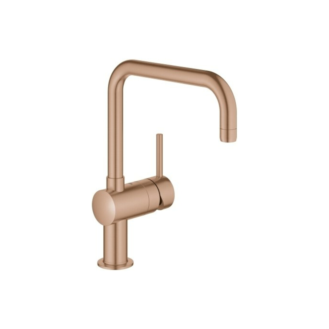 Grohe Spültisch-Einhebelmischer Minta warm suns geb., schwenkbarer U-Auslauf