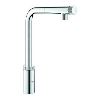 Grohe Spültischmischer Minta SmartC herausziehbare Auslauf, chrom