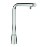 Grohe Spültischmischer Zedra SmartC herausz. Ausl. m Laminarstrahl, superst.-1