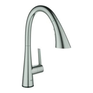 Grohe Spültischmischer Zedra SmartC superst., herausz. Br., el, Batterie