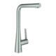 Grohe Spültischmischer Zedra SmartC supersteel, herausziehbare Dual-Brause-1