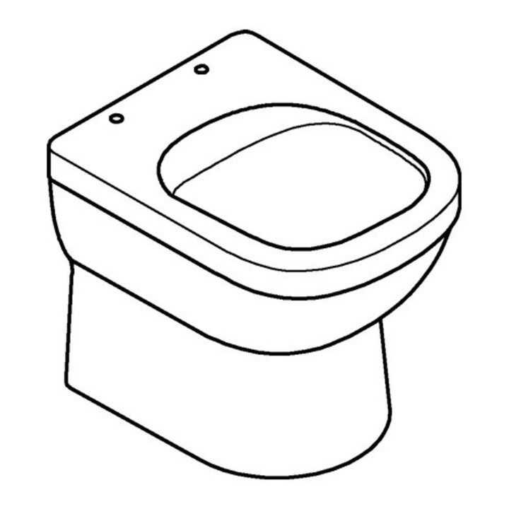 GROHE Staand diepspoeltoilet Euro spoelrandloos alpinwit universele afvoer 3/5 l