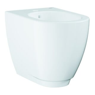 Grohe Stand-Bidet Essence Keramik alp-we PureGuard, 1 HL mit Überlauf