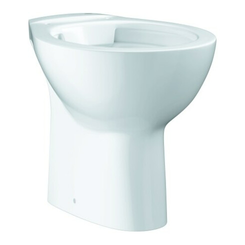 Grohe Stand-WC, Tiefspüler Bau Keramik spülrandlos, Abgang senkrecht, alpinweiß