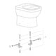 GROHE Stand-Tiefspül-WC Euro spülrandlos alpinweiß Abgang universal 3/5 l