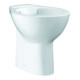 Grohe WC sur pied, céramique encastrée sans rebord, sortie verticale, blanc alpin-1