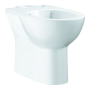 Grohe Stand-WC-Kombination Bau Keramik alp-we, spülrandlos, Abgang waagerecht