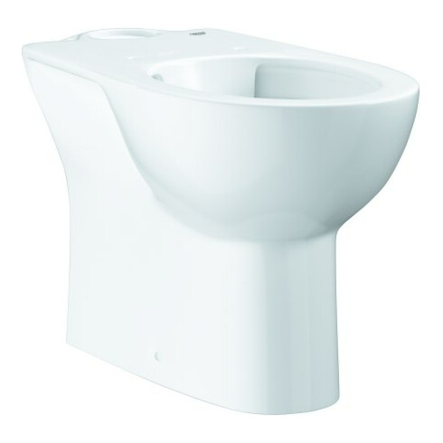 Grohe Stand-WC-Kombination Bau Keramik spülrandlos, Abgang senkrecht, alpinweiß