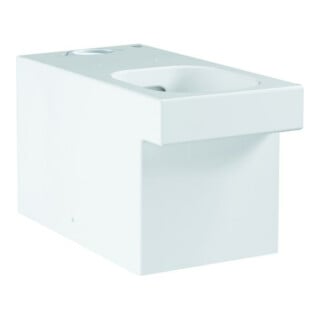 Grohe Stand-WC-Kombination Cube Keramik spülrandlos, Abgang universal, alpinweiß
