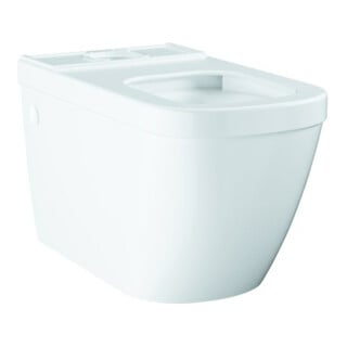 Grohe Stand-WC-Kombination Euro Keramik alpinweiß, spülrandlos, Abgang universal