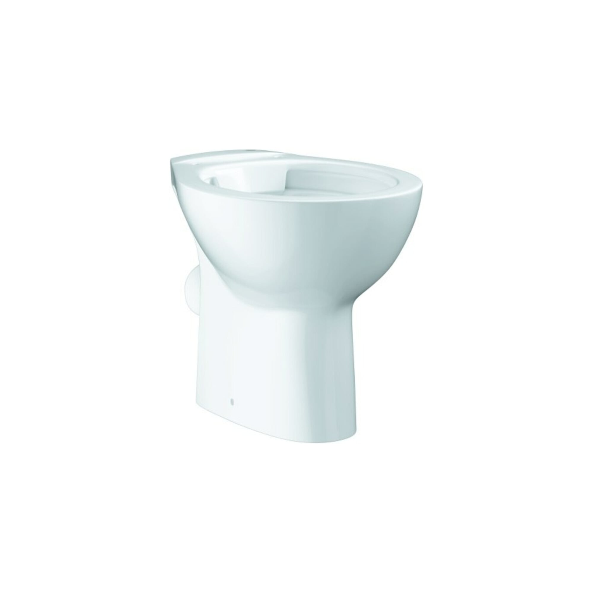 Grohe Stand-WC, Tiefspüler Bau Keramik randl., Abgang waagerecht, alpinweiß
